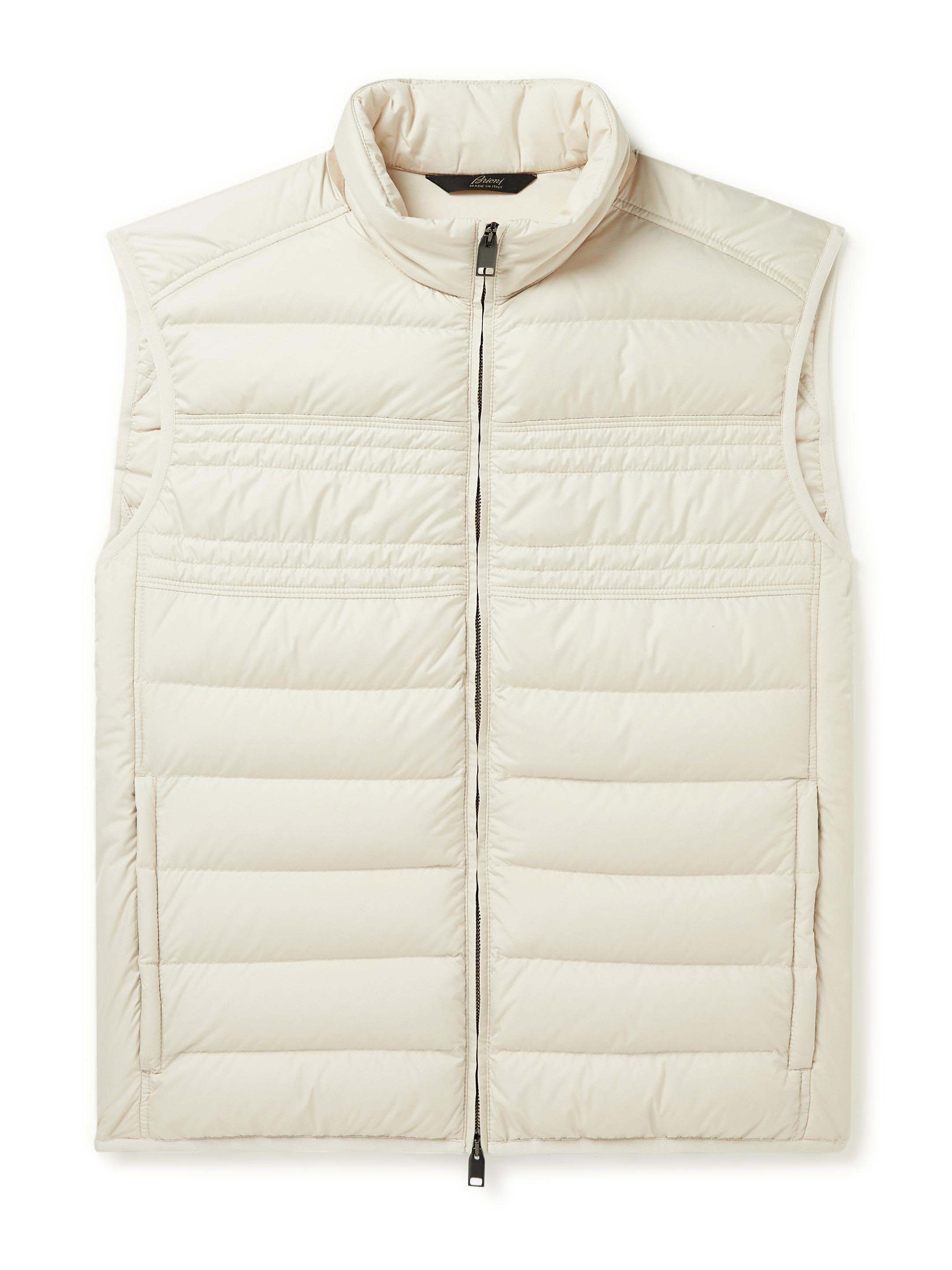 Brioni recycled shell down gilet 